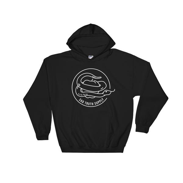 Legacy Logo - Black Hooded Sweatshirt